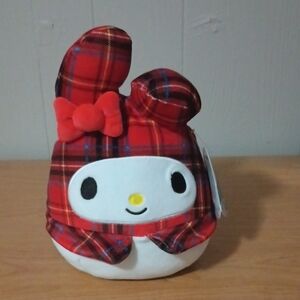 Plaid My Melody Squishmallow NWT